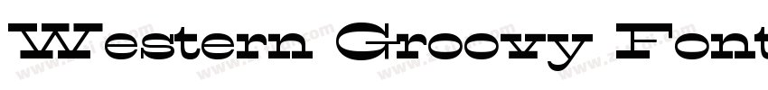 Western Groovy Font字体转换